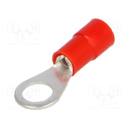 50 pcs : BM 00125 - Tip: ring, M5, Ø: 5.2mm, 0.25÷1.5mm2, crimped, for cable, insulated