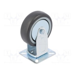 10 pcs : FDPE 0751 1001 - Transport wheel, Ø: 75mm, W: 25mm, H: 100mm, rigid, 60kg