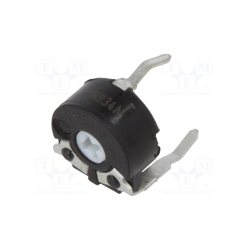 10 pcs : PT6KV-505A3030- Potentiometer: mounting, single turn,horizontal, 5MΩ, 100mW, ±30%