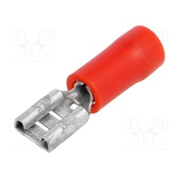 50 pcs : BM 00145 - Terminal: flat, 4.8mm, 0.5mm, female, 0.25÷1.5mm2, crimped, tinned