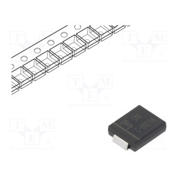 10 pcs : S8A - Diode: rectifying, SMD, 50V, 8A, 1.5us, SMC, Ufmax: 0.98V, Ifsm: 400A