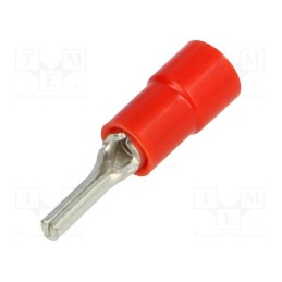 50 pcs : BM 00151 - Tip: wire pin, Ø: 1.8mm, 0.25÷1.5mm2, crimped, for cable, insulated