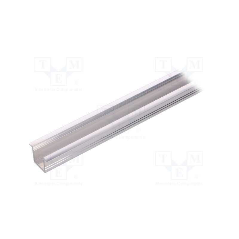 10 pcs : E3010000S - Profiles for LED modules, natural, L: 1m, SMART-IN10, aluminium