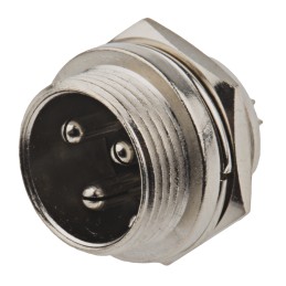 1 pcs - RS PRO Circular Connector, 3 Contacts, Panel Mount, Miniature Connector, Socket, Male