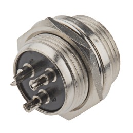 1 pcs - RS PRO Circular Connector, 3 Contacts, Panel Mount, Miniature Connector, Socket, Male