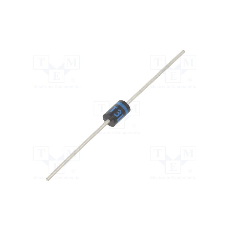 10 pcs : ST03D-140-7000 - Diode: TVS+FRD, 600V, 300W, AX10 (Ø4.4x7mm), 5uA, Ubr: 140V