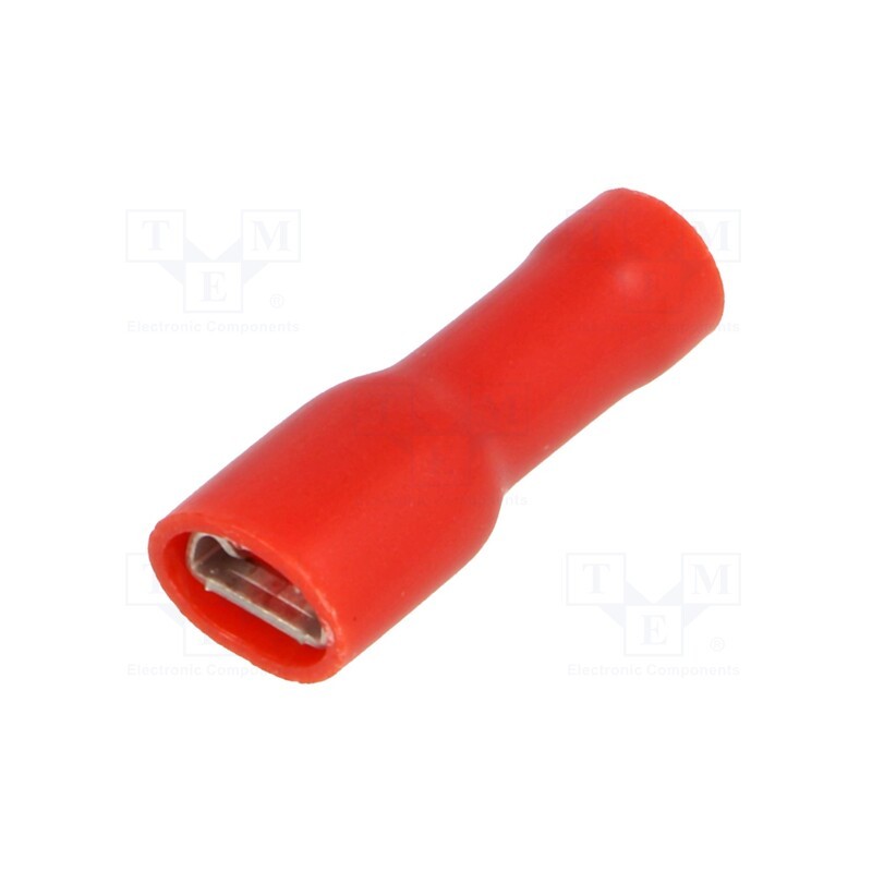 20 pcs : BM 00193 - Terminal: flat, 4.8mm, 0.5mm, female, 0.25÷1.5mm2, crimped, tinned