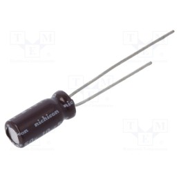 50 pcs : ULD1H100MDD1TD - Capacitor: electrolytic, THT, 10uF, 50VDC, Ø5x11mm, Pitch: 2mm, ±20%