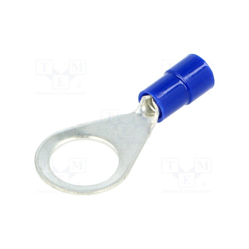 20 pcs : BM 00243 - Tip: ring, M10, Ø: 10.5mm, 1.5÷2.5mm2, crimped, for cable, insulated