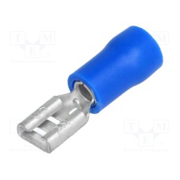 50 pcs : BM 00245 - Terminal: flat, 4.8mm, 0.5mm, female, 1.5÷2.5mm2, crimped, tinned