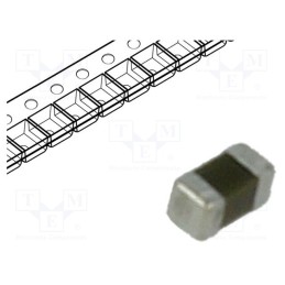 500 pcs : 0402X225M100CT - Capacitor: ceramic, MLCC, 2.2uF, 10V, X5R, ±20%, SMD, 0402