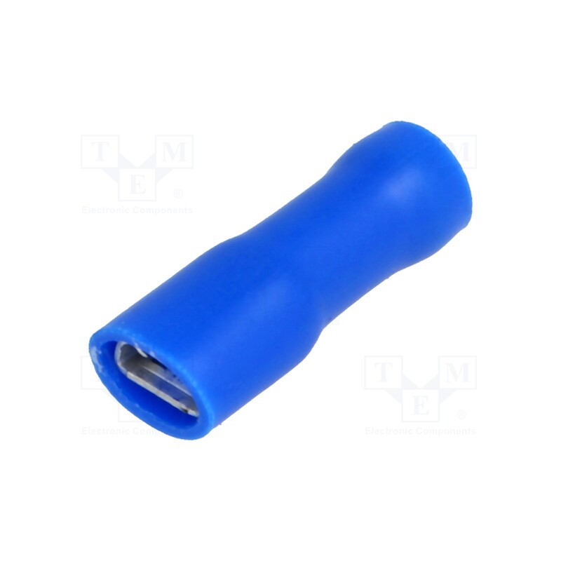 50 pcs : BM 00293 - Terminal: flat, 4.8mm, 0.5mm, female, 1.5÷2.5mm2, crimped, tinned