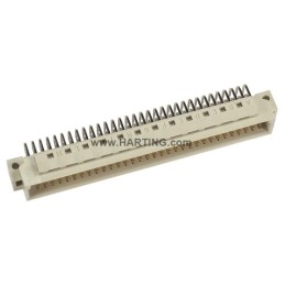 20 pcs - HARTING DIN 41612 96 Way 2.54mm Pitch, Type C, 3 Row, Angled DIN 41612 Connector, Plug
