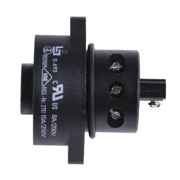 1 pcs - binder Circular Connector, 7 Contacts, Panel Mount, Plug, Female, IP67, 693 Series