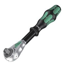 1 pcs - Wera 42-Piece Metric 1/4 in Standard Socket/Bit Set with Ratchet, 6 point, Hex Bit, Phillips Bit, Pozidriv Bit, Slotted