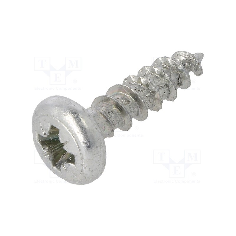 500 pcs : 1148338 - Screw, 4.5x16, Head: cheese head, Pozidriv, PZ2, steel, zinc, SPAX®