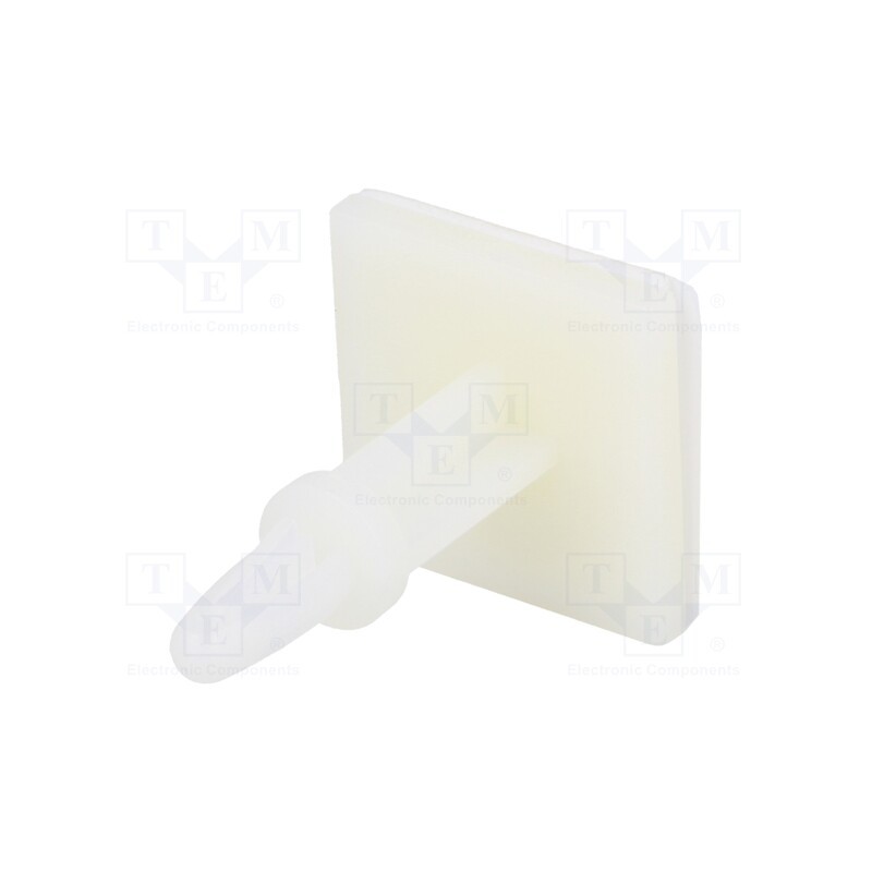 50 pcs : 8GB07V40996 - PCB distance, polyamide, L: 15.9mm, self-adhesive,snap fastener