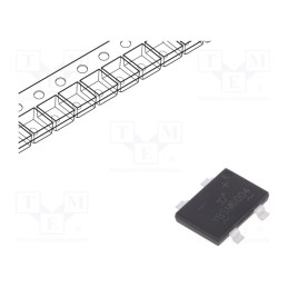 10 pcs : YBSM6004 - Bridge rectifier: single-phase, 400V, If: 6A, Ifsm: 150A, YBS3, SMT