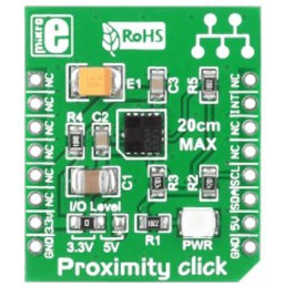 1 pcs - MikroElektronika Proximity Click Motion Sensor Add On Board MikroBUS