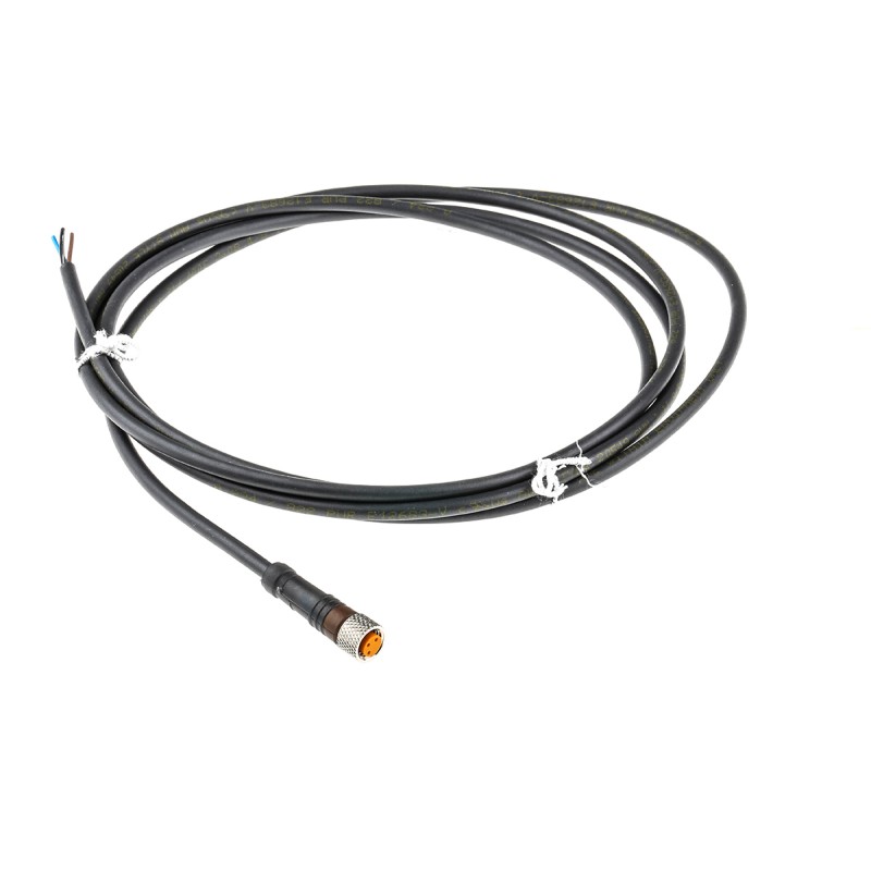 1 pcs - Lumberg Automation Straight Female 3 way M8 to Unterminated Sensor Actuator Cable, 2m