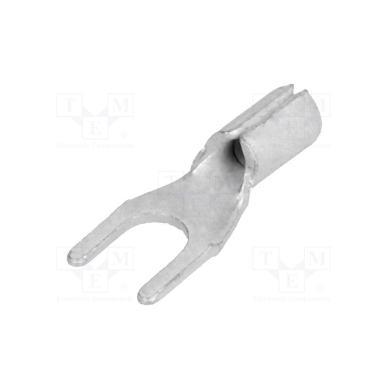 50 pcs : BM 01114 - Tip: fork, M3,5, 0.25÷1.5mm2, crimped, for cable, non-insulated