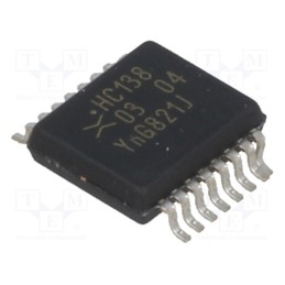 10 pcs : 74HC138DB,112 - IC: digital, 3 to 8 line,decoder,demultiplexer, CMOS, SMD, SSOP16