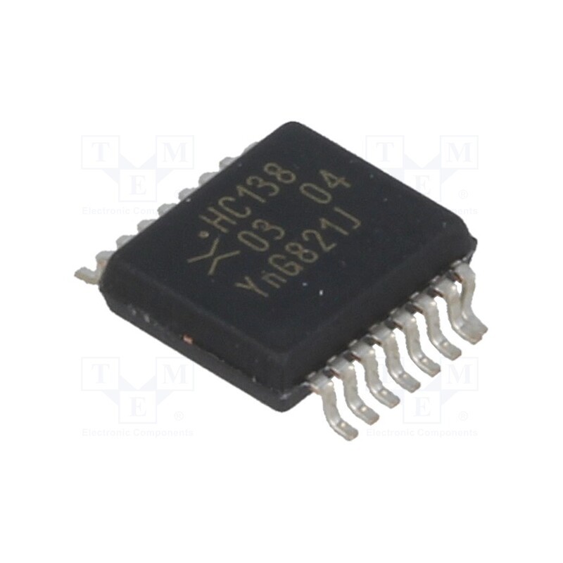 10 pcs : 74HC138DB,112 - IC: digital, 3 to 8 line,decoder,demultiplexer, CMOS, SMD, SSOP16