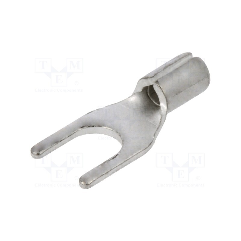 50 pcs : BM 01120 - Tip: fork, M4, 0.25÷1.5mm2, crimped, for cable, non-insulated