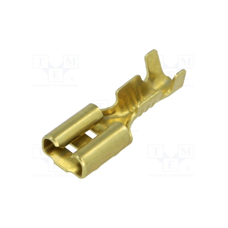 50 pcs : BM 01148 - Terminal: flat, 4.8mm, 0.8mm, female, 0.5÷1.25mm2, crimped, brass