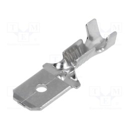 50 pcs : BM 01181 - Terminal: flat, 6.3mm, 0.8mm, male, 0.5÷1mm2, crimped, for cable