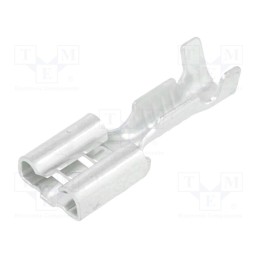 50 pcs : BM 01191 - Terminal: flat, 6.3mm, 0.8mm, female, 0.5÷1mm2, crimped, for cable