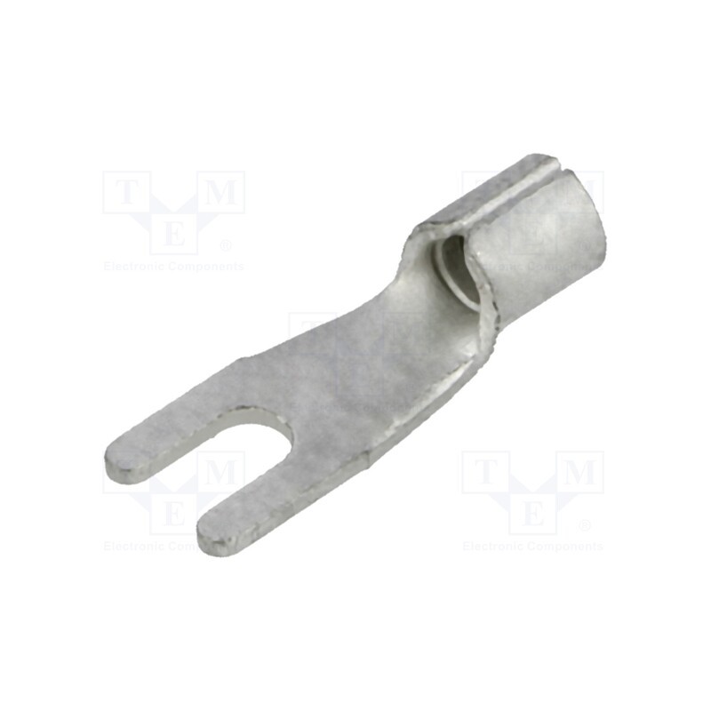 50 pcs : BM 01202 - Tip: fork, M2,5, 1.5÷2.5mm2, crimped, for cable, non-insulated