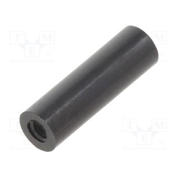 50 pcs : 182RDX16 - Spacer sleeve, cylindrical, polyamide, M2,5, L: 16mm, Øout: 5mm