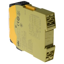1 pcs - Pilz Dual-Channel Safety Relay, 48 - 240V ac/dc, 3 Safety Contacts