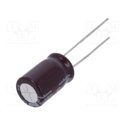 10 pcs : UCY2G100MPD1TD - Capacitor: electrolytic, THT, 10uF, 400VDC, Ø10x16mm, Pitch: 5mm