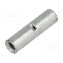 50 pcs : BM 01260 - Tip: butt splice, non-insulated, copper, 1.5÷2.5mm2, tinned