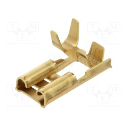 50 pcs : BM 01295 - Terminal: flat, 6.3mm, 0.8mm, female, 1.5÷2.5mm2, crimped, brass