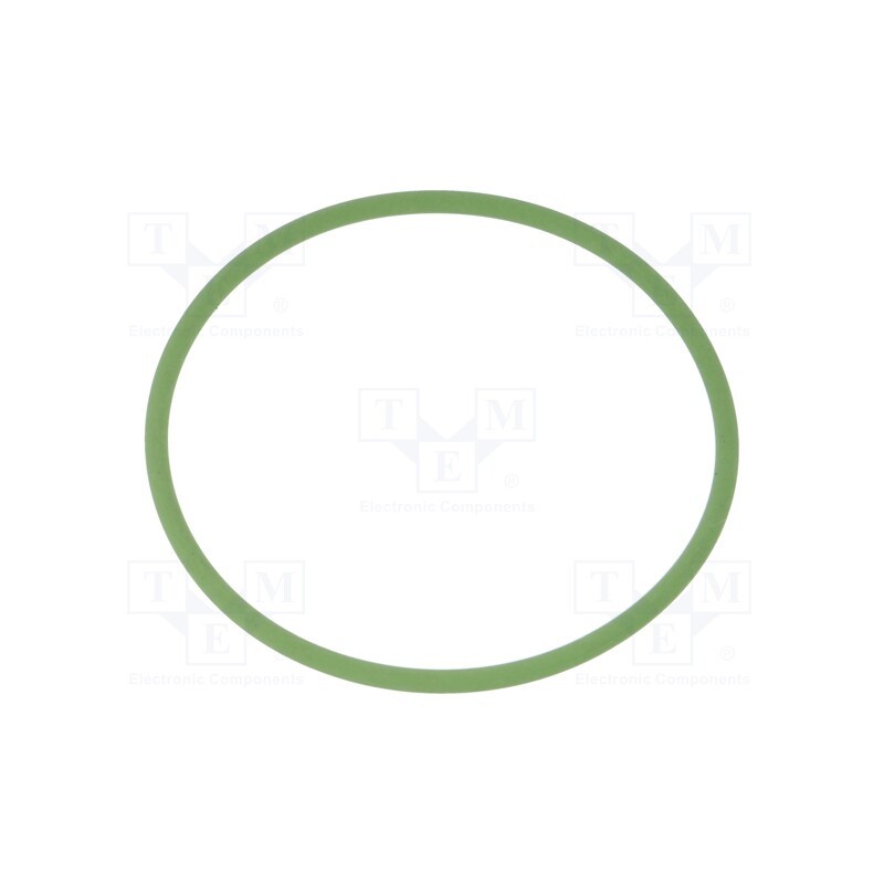 10 pcs : 52122060 - O-ring gasket, FKM, Thk: 2mm, Øint: 46mm, M50, green, -20÷200°C