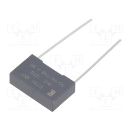 20 pcs : R75RI182050H3J - Capacitor: polypropylene, 8.2nF, 18x5x11mm, THT, ±5%, 15mm, 630VDC