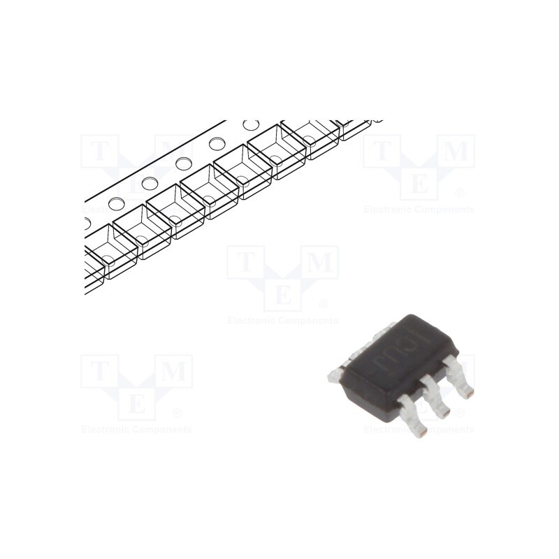 10 pcs : SN74LVC1G27DCKR - IC: digital, NOR, Ch: 1, IN: 3, CMOS, SMD, SC70-5, 1.65÷5.5VDC, 10uA