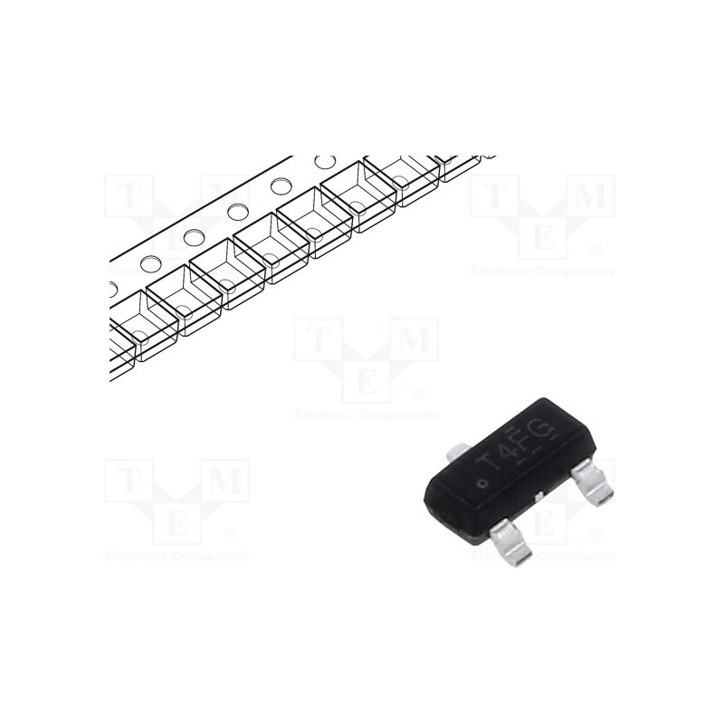 10 pcs : TL432BIDBZR - IC: voltage reference source, 2.495V, ±0.5%, SOT23,