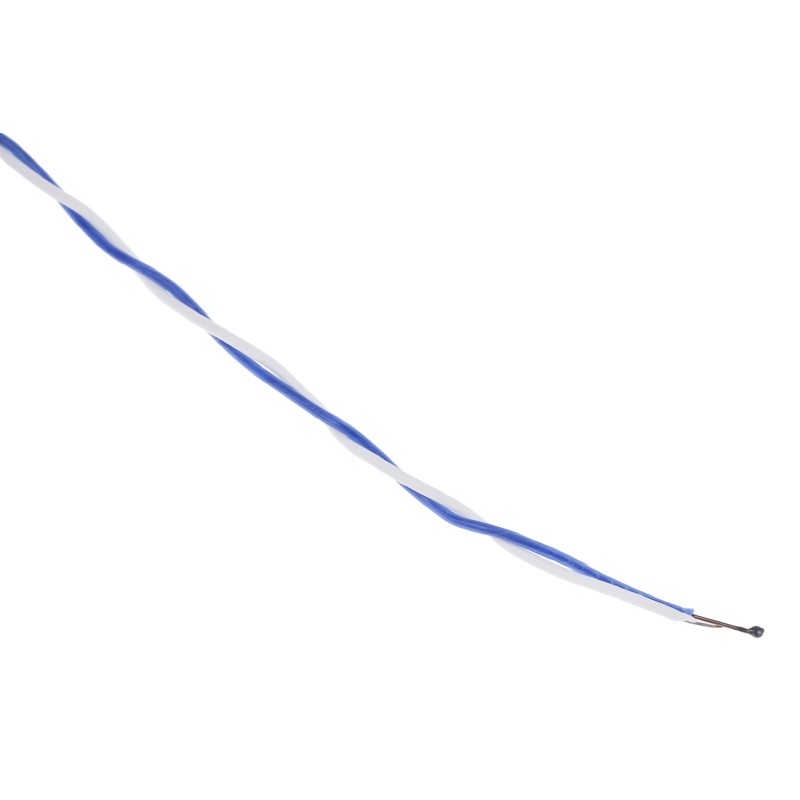 5 pcs - RS PRO Type T Thermocouple 1m Length, 1/0.2mm Diameter - +200°C