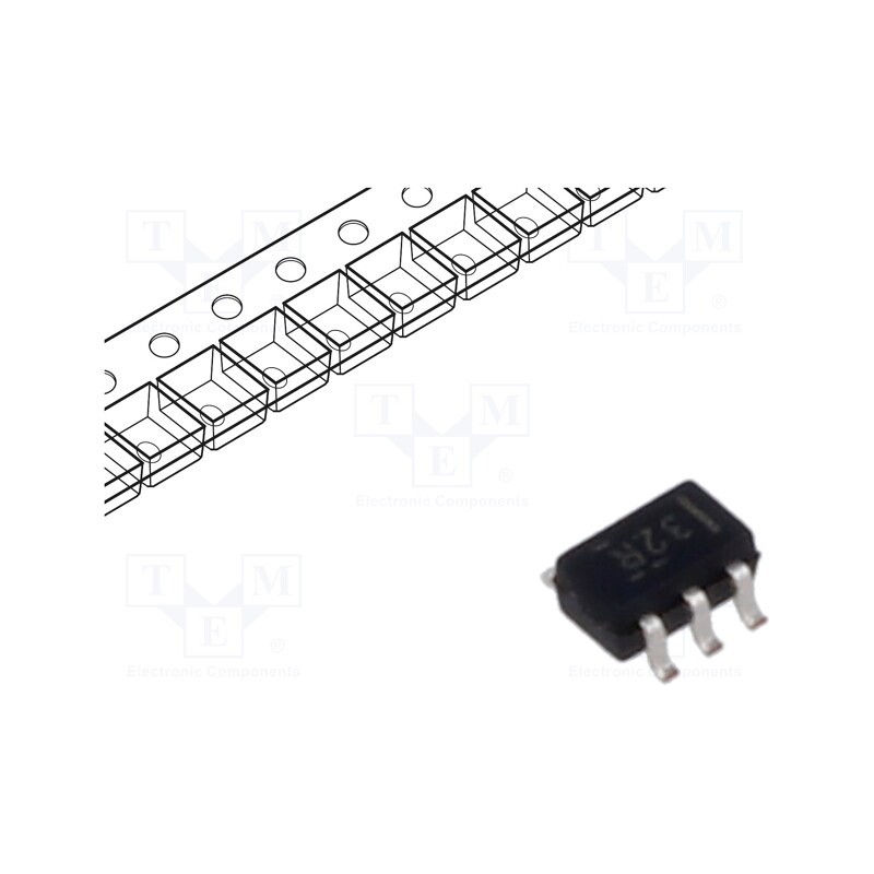 10 pcs : TS5A9411DCKR - IC: analog switch, demultiplexer,multiplexer, SPDT, Ch: 1, SC70-6
