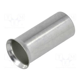 20 pcs : BM 01516 - Tip: bootlace ferrule, non-insulated, copper, 25mm2, 18mm, tinned