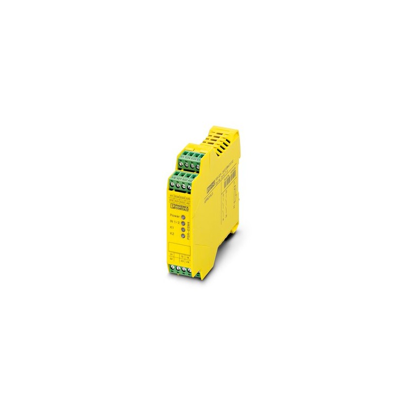1 pcs - Phoenix Contact Dual-Channel Safety Relay, 24V dc