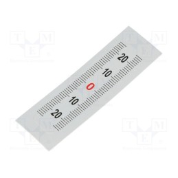 10 pcs : GN 711-KUS-50-S-M - Ruler, figures vertically arranged,self-adhesive, W: 11mm