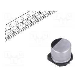 20 pcs : EEEFT1E101AP - Capacitor: electrolytic, low ESR, SMD, 100uF, 25VDC, Ø6.3x5.8mm