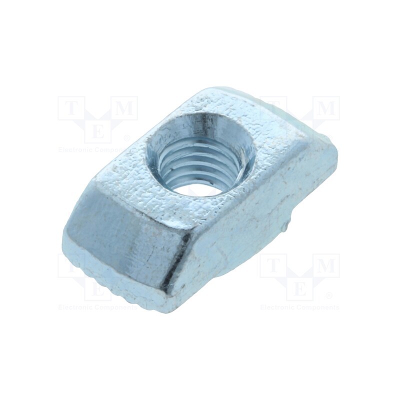 50 pcs : 096H08515 - Nut, for profiles, Width of the groove: 8mm, steel, zinc, T-slot