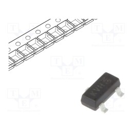 50 pcs : DZ23C12-7-F - Diode: Zener, 0.3W, 12V, SMD, , SOT23