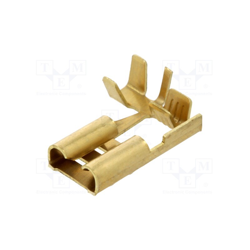 50 pcs : BM 02195 - Terminal: flat, 6.3mm, 0.8mm, female, 0.5÷1mm2, crimped, for cable